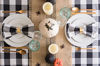 Picture of DII Buffalo Check Collection Classic Tabletop, Tablecloth, 60x84, Black & White