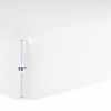 Picture of Bare Home Fitted Bottom Sheet Split Queen - Premium 1800 Ultra-Soft Wrinkle Resistant Microfiber - Hypoallergenic - Deep Pocket (Split Queen, White)