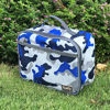 Picture of Kids Lunch box Insulated Soft Bag Mini Cooler Thermal Meal Tote Kit with Handle and Pocket for Girls, Boys by FlowFly,Blue Camo