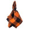 Picture of DII Buffalo Check Collection Classic Tabletop, Napkin Set, 20x20, Orange & Black 6 Count