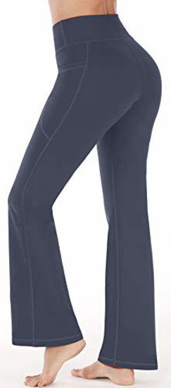 GetUSCart- Heathyoga Bootcut Yoga Pants for Women with Pockets High Waisted  Workout Pants for Women Bootleg Work Pants Dress Pants