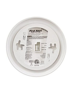 Picture of First Alert SA9120BPCN Smoke Alarm with Adapter Plugs for Easy Replacement, 1 Pack