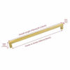 Picture of goldenwarm 18in Cabinet Pulls Kitchen Cabinet Hardware - LSJ12GD458 Cabinet Door Hardware Pull Handles for Dresser Drawers Gold Drawer Pulls 5 Pack