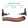 Picture of NANYI Violin Shoulder Rest for 4/4 and 3/4 with Collapsible and Height Adjustable Feet, Imitation wood grain.