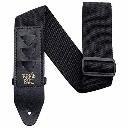 Picture of Ernie Ball Polypro Pick Holder Guitar Strap (P04039)