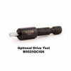 Picture of E-Z Lok 400-M4 Threaded Insert, Brass, Knife Thread, M4", M4-0.7 Internal Threads, 0.375" Length (Pack of 10)