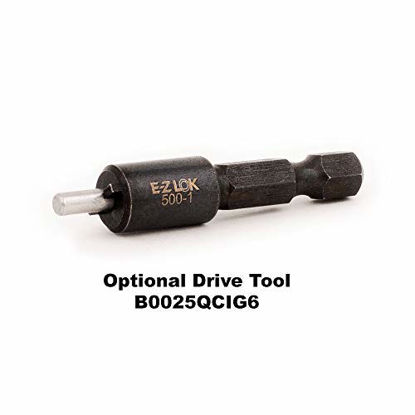 Picture of E-Z Lok 400-M4 Threaded Insert, Brass, Knife Thread, M4", M4-0.7 Internal Threads, 0.375" Length (Pack of 10)