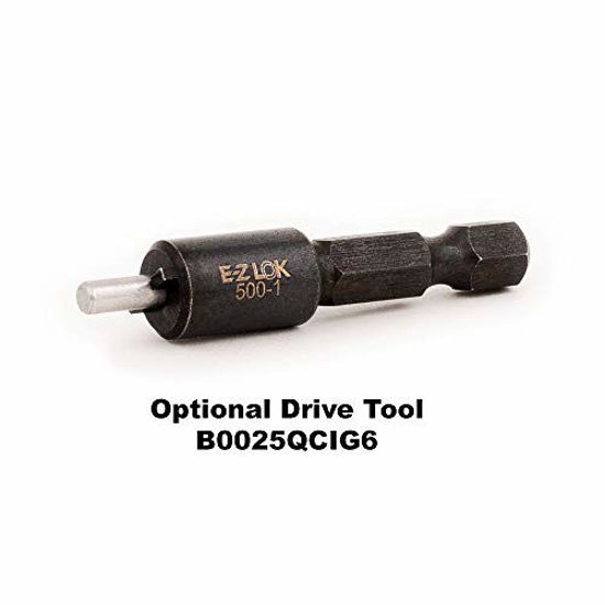 Picture of E-Z Lok 400-M4 Threaded Insert, Brass, Knife Thread, M4", M4-0.7 Internal Threads, 0.375" Length (Pack of 10)