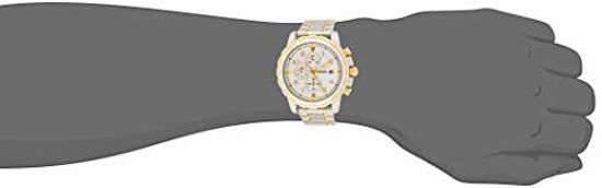 Dean Quartz Stainless Chronograph Watch 