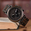 Picture of Engraved Personalized Wooden Watch for Boyfriend My Man Fiancé Husband Customized Wooden Watches for Men Personalized Watch (B-for Son from Dad)