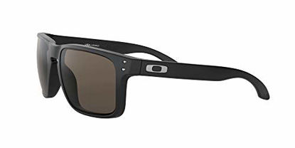Picture of Oakley Men's OO9417 Holbrook XL Square Sunglasses, Matte Black/Warm Grey, 59 mm