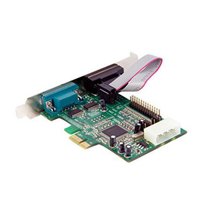 Picture of StarTech.com 2S1P Native PCI Express Parallel Serial Combo Card with 16550 UART - PCIe 2x Serial 1x Parallel RS232 Adapter Card (PEX2S5531P)