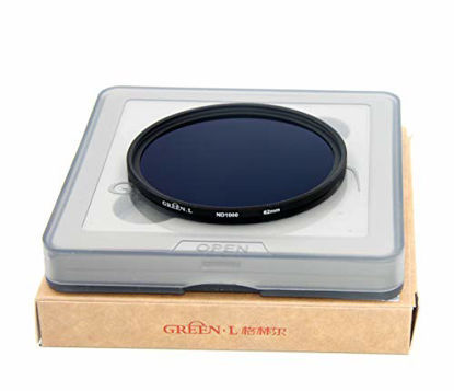 Picture of GREEN.L 62mm ND1000 Filter Slim Neutral Density ND Filter Optical Glass 10 Stop