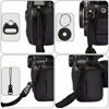 Picture of Camera Wrist Strap Designed by TAKHRWOD, Hand-Woven Elegant Universal Camera Hand Strap and Camera Wrist Bands for Male and Female Photographers Adjustable Camera Wrist Strap (Black)