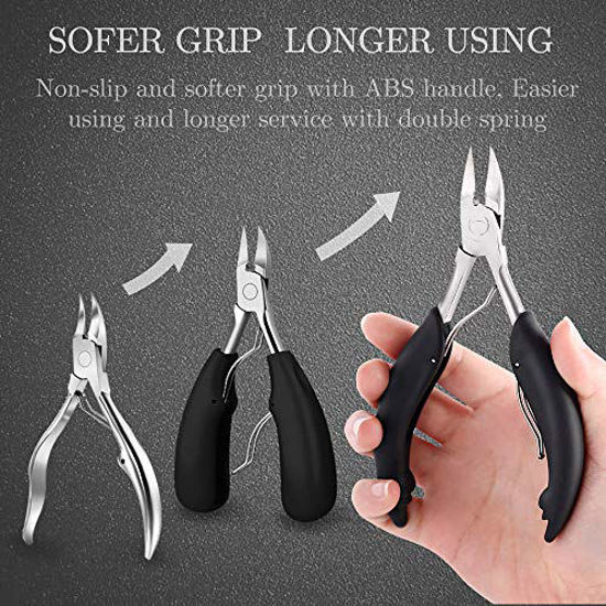 Professional Toe Nail Clippers Thick Toenails Fingernail Cutter Scissors  Trimmer | eBay