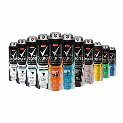 Picture of Degree Men Antiperspirant Deodorant Dry Spray UltraClear Black+White 3.8 oz 3 count