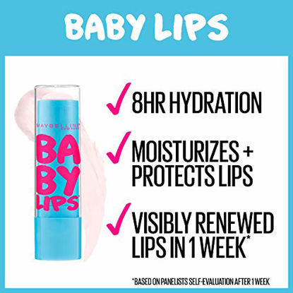 Picture of Maybelline New York Dr. Rescue Baby Lips Medicated Lip Balm Makeup, Coral Crave, 0.15 Ounce, Pack of 1
