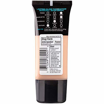 Picture of L'Oreal Paris Makeup Infallible Up to 24HR Pro-Glow Foundation, 204 Natural Buff, 1 fl; oz.