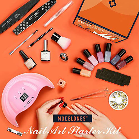 MINI-FACTORY Nail Art Kit, 15 Detail Brushes, 5 Dotting Marbleizing Pen, 4  Polish & Removal Pen Beauty Tool Kit for Nail Art Designs - Walmart.com