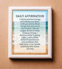 Picture of "Daily Affirmations- Self Talk"-8 x 10" Inspirational Poster Print. Motivational Wall Art-Ready to Frame. Ideal for Home Décor-Office Décor. Program Yourself to Win the Day! Great Gift for Graduates.