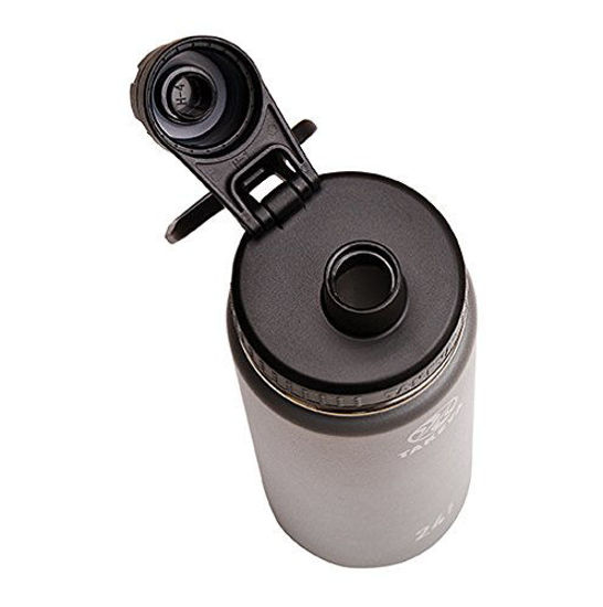 Picture of Takeya Originals Vacuum-Insulated Stainless-Steel Water Bottle, 24oz, Graphite