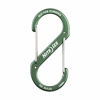 Picture of Nite Ize SBA4-08-R6 Dual Carabiner for Keys and Gear, Size #4, Olive