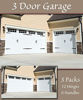 Picture of Household Essentials 240 Hinge It Magnetic Decorative Garage Door Accents | Black