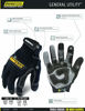 Picture of Ironclad General Utility Work Gloves GUG, All-Purpose, Performance Fit, Durable, Machine Washable, (1 Pair), Large - GUG-04-L