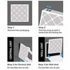Picture of Aerostar Clean House 16x24x1 MERV 8 Pleated Air Filter, Made in the USA, 6-Pack,White