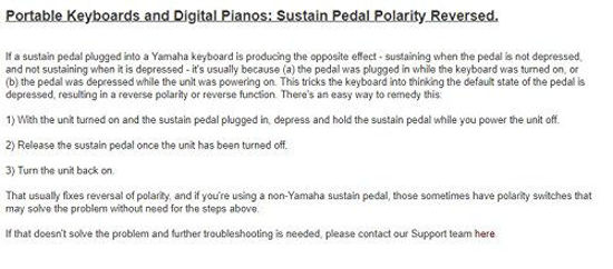 Picture of Yamaha FC5 Compact Sustain Pedal for Portable Keyboards, black