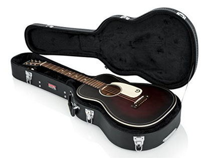 Picture of Gator Cases Hard-Shell Wood Case for 3/4 Sized Acoustic Guitars (GWE-ACOU-3/4)