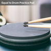 Picture of 4 Pieces Drum Mute Drum Dampener Silicone Drumstick Silent Practice Tips Percussion Accessory Mute Replacement Musical Instruments Accessory (Grey)