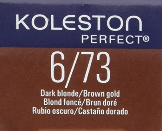 GetUSCart- Wella Koleston Perfect Permanent Creme Hair Color, 6/73 Dark  Blonde/Brown Gold, 2 Ounce