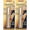 Picture of LOreal Paris Makeup Voluminous Million Lashes Mascara, Volumizing, Defining, Smudge-Proof, Clump-Free Lengthening, Collagen Infused Eye Makeup, Amplifying Mascara Brush, Blackest Black, 2 Count