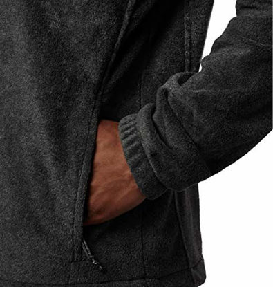Picture of Columbia Men's Big and Tall Steens Mountain 2.0 Full Zip Fleece Jacket, Charcoal Heather, 2X
