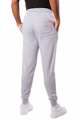 Picture of Ulta Game NFL Denver Broncos Mens Active Basic Jogger Fleece Pants, Heather Gray 19, Small