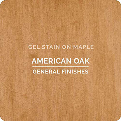 Picture of General Finishes Oil Base Gel Stain, 1/2 Pint, American Oak