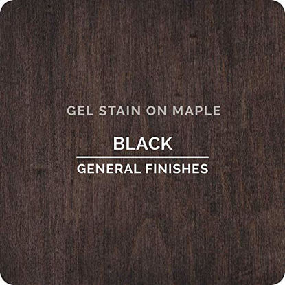 Picture of General Finishes Oil Base Gel Stain, 1 Pint, Black
