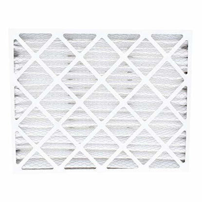 Picture of FilterBuy 17x26x4 Lennox 75x74, x6664, x6666 Compatible Pleated AC Furnace Air Filters (MERV 8, AFB Silver). 2 Pack.