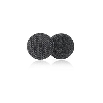 Picture of VELCRO Brand Dots with Adhesive Black | 200 Pk | 3/4" Circles | Sticky Back Round Hook and Loop Closures for Organizing, Arts and Crafts, School Projects
