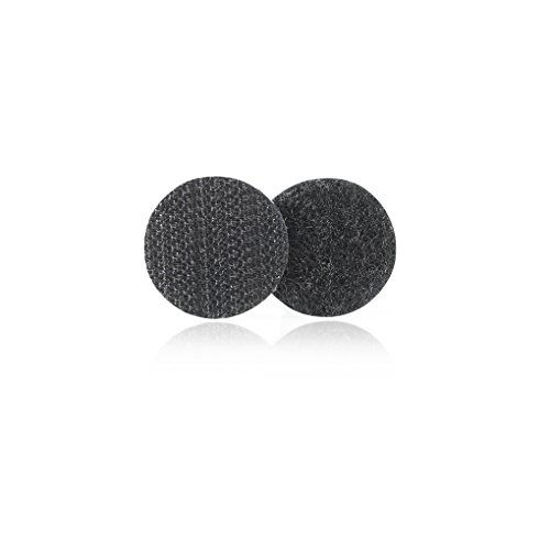 Picture of VELCRO Brand Dots with Adhesive Black | 200 Pk | 3/4" Circles | Sticky Back Round Hook and Loop Closures for Organizing, Arts and Crafts, School Projects