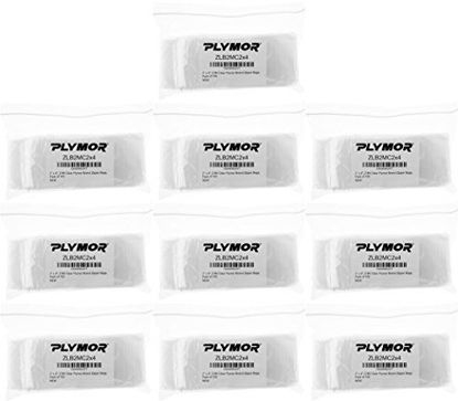 Picture of Plymor Zipper Reclosable Plastic Bags, 2 Mil, 2" x 4" (Case of 1000)