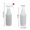 Picture of Pinnacle Mercantile Plastic Spray Bottles Leak Proof Technology Empty 16 oz Value Pack of 2 Made in USA