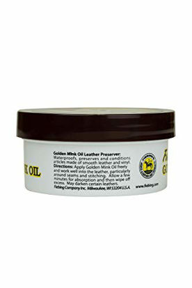 Picture of Fiebing's Golden Mink Oil Paste, 6 oz. - Soften, Preserves and Waterproofs Leather and Vinyl