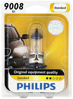 Picture of Philips 9008B1 9008 / H13 Standard Halogen Replacement Headlight Bulb, 1 Pack