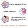 Picture of LivTee 2 PCS Crystal Rhinestone Car Engine Start Stop Decoration Ring, Bling car Accessories, Push to Start Button, Key Ignition & Knob Bling Ring, Colorful