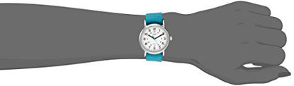 Picture of Timex Women's T2N836 Weekender Blue Nylon Slip-Thru Strap Watch