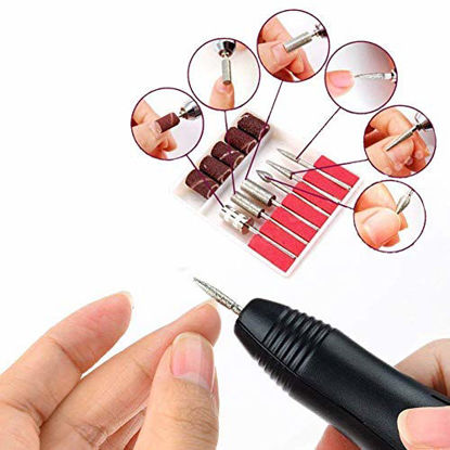 Picture of Electric Nail Drill Cadrim Nail Drill Machine Nail File Drill Set Kit for Acrylic Nails Gel Nail Glazing Nail Drill Nail Art Polisher Sets Glazing Nail Drill Fast Manicure Pedicure