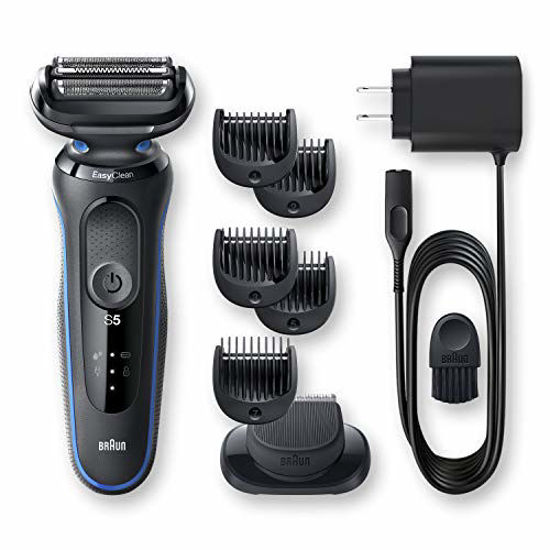 Braun Electric Razor for Men, Series 5 5020s Electric Shaver with Beard  Trimmer, Rechargeable, Wet & Dry Foil Shaver with EasyClean