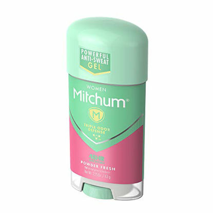 Picture of Lady Mitchum Women Gel Antiperspirant Deodorant, Powder Fresh, 2.25oz.